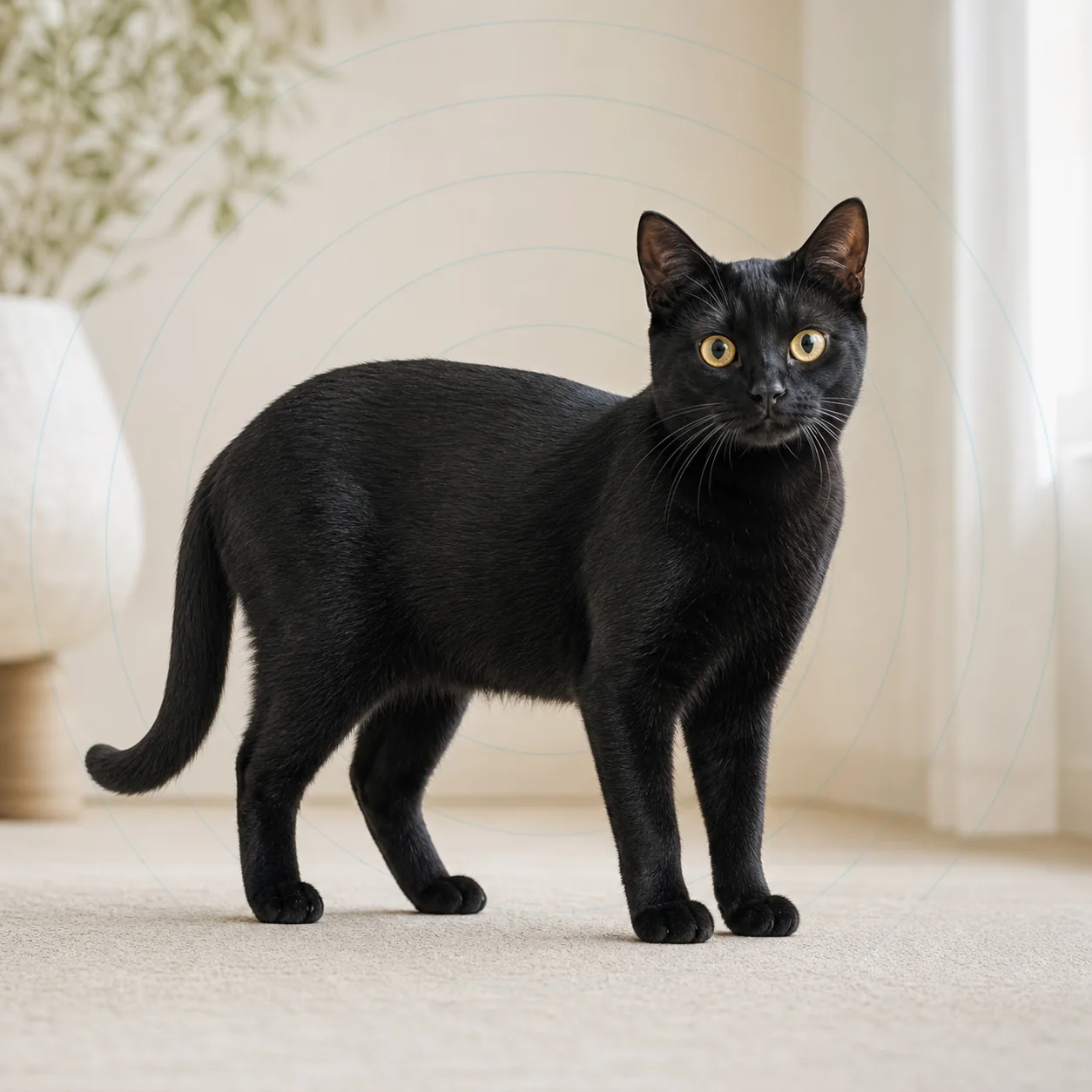 Bombay kedi için doğal ışıkta hazırlanmış temsili tanıtım portresi